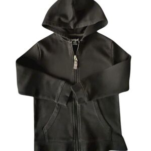 Cat & Jack Kids Black Zip-Up Hoodie – XS 4-5